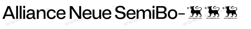 Alliance Neue SemiBo字体转换 Alliance Neue SemiBo字体转换